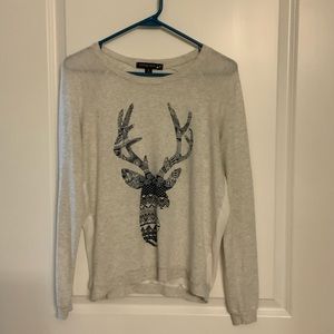 Living Doll Lightweight Top Made In USA deer design Size Medium